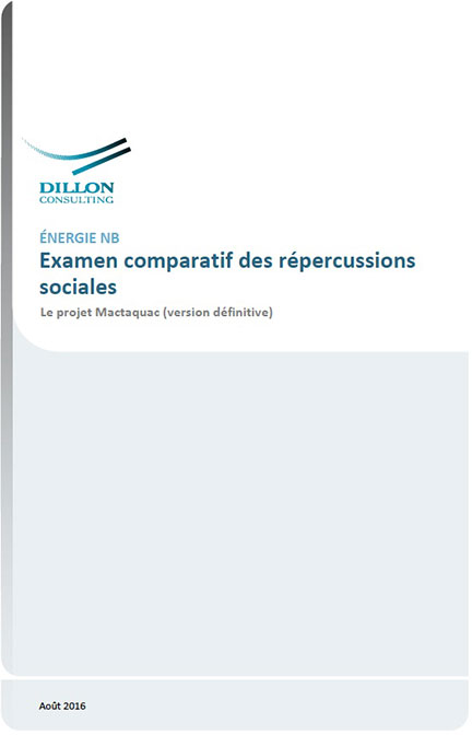 Rapport final sur l’Examen comparatif des répercussions sociales